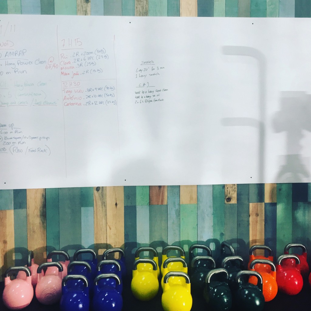 voltei ao crossfit